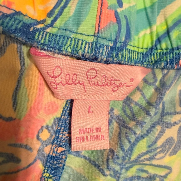 Lilly Pulitzer Ocean View Board Shorts Women’s Size L - Picture 3 of 9